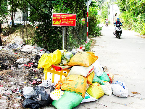 Biển cấm không còn tác dụng