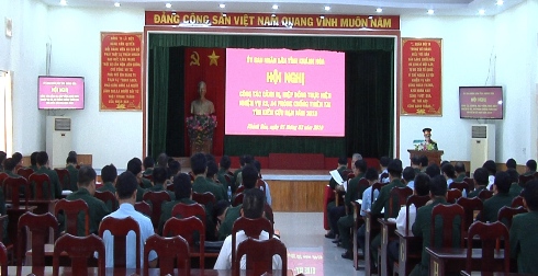 Tổng kết công tác cảnh bị năm 2018