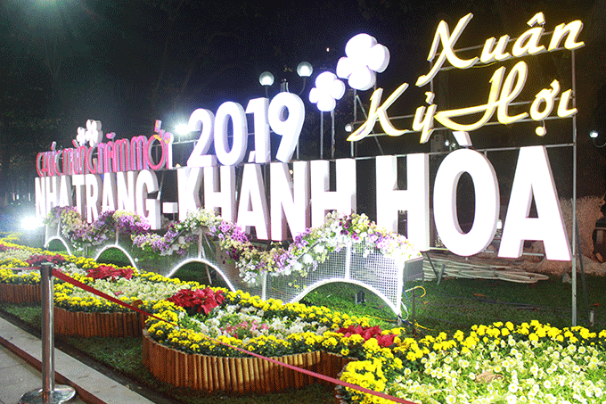 Lunar New Year decorations on streets