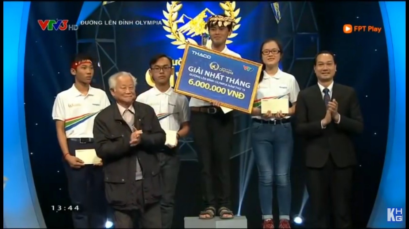 Nam sinh Trường THPT chuyên Lê Quý Đôn vào vòng thi Quý II Olympia