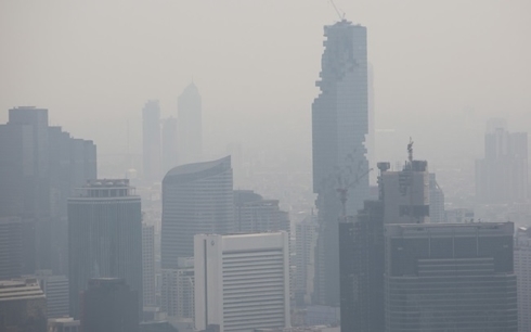 Ô nhiễm không khí ở Bangkok. Ảnh: CGTN.
