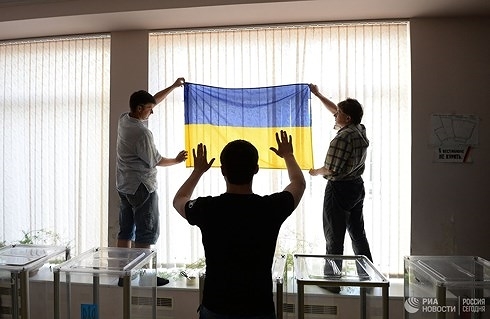 Chiến dịch tranh cử tổng thống tại Ukraine đã chính thức bắt đầu từ ngày 31/12/2018. Ảnh: PNA.