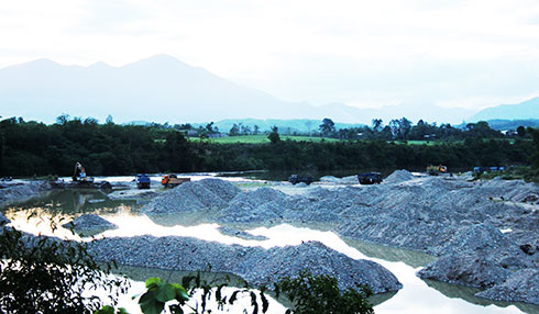 Tăng cường quản lý hoạt động khai thác cát, sỏi