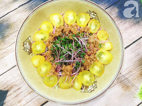 Salad cá ngừ dầu giấm