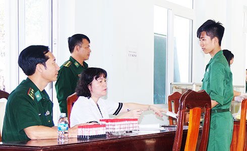 Bộ đội Biên phòng tỉnh: Tiếp nhận 190 chiến sĩ mới