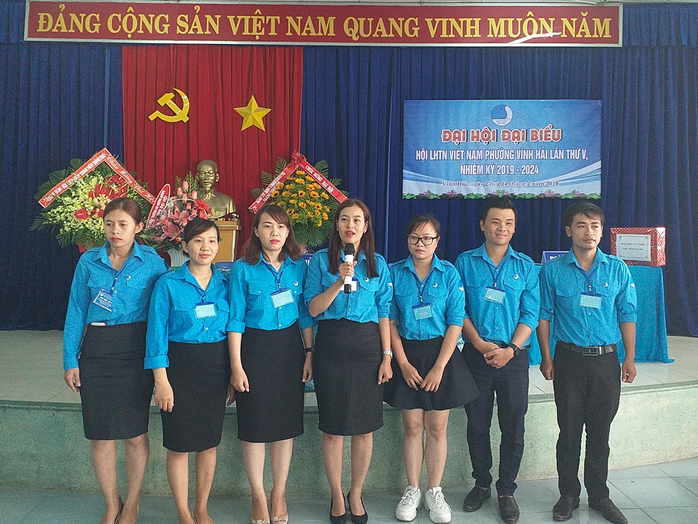 Đại hội Hội Liên hiệp Thanh niên Việt Nam phường Vĩnh Hải lần thứ V