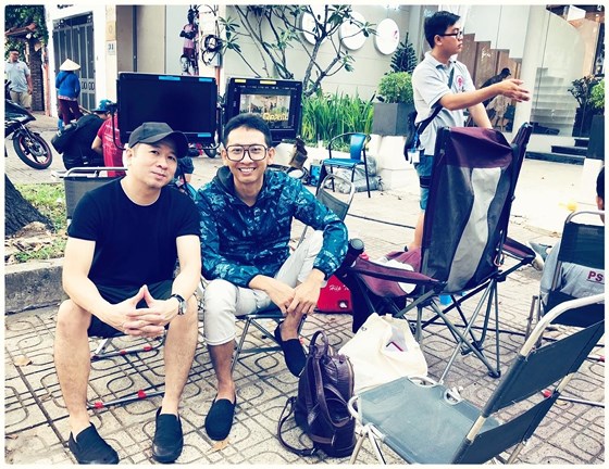 Đạo diễn Huỳnh Tuấn Anh (phải) và NSX Martin Nguyễn