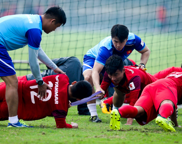 U23 Việt Nam đang tích cực tập luyện.