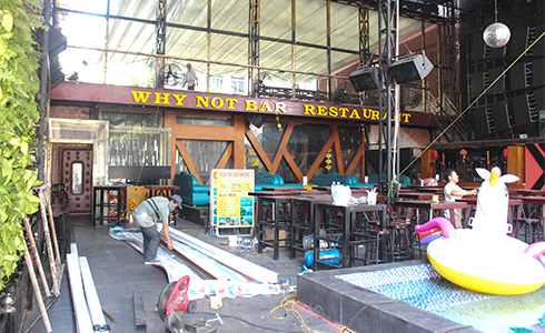 Vụ quán Why not bar gây tiếng ồn: Đang xây tường cách âm