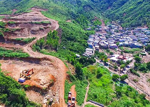 Dự án Haborizon Nha Trang nằm cạnh khu vực sạt lở ở xóm Núi, xã Phước Đồng.