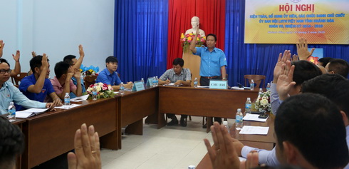 Hội Liên hiệp Thanh niên Việt Nam tỉnh Khánh Hòa có tân chủ tịch