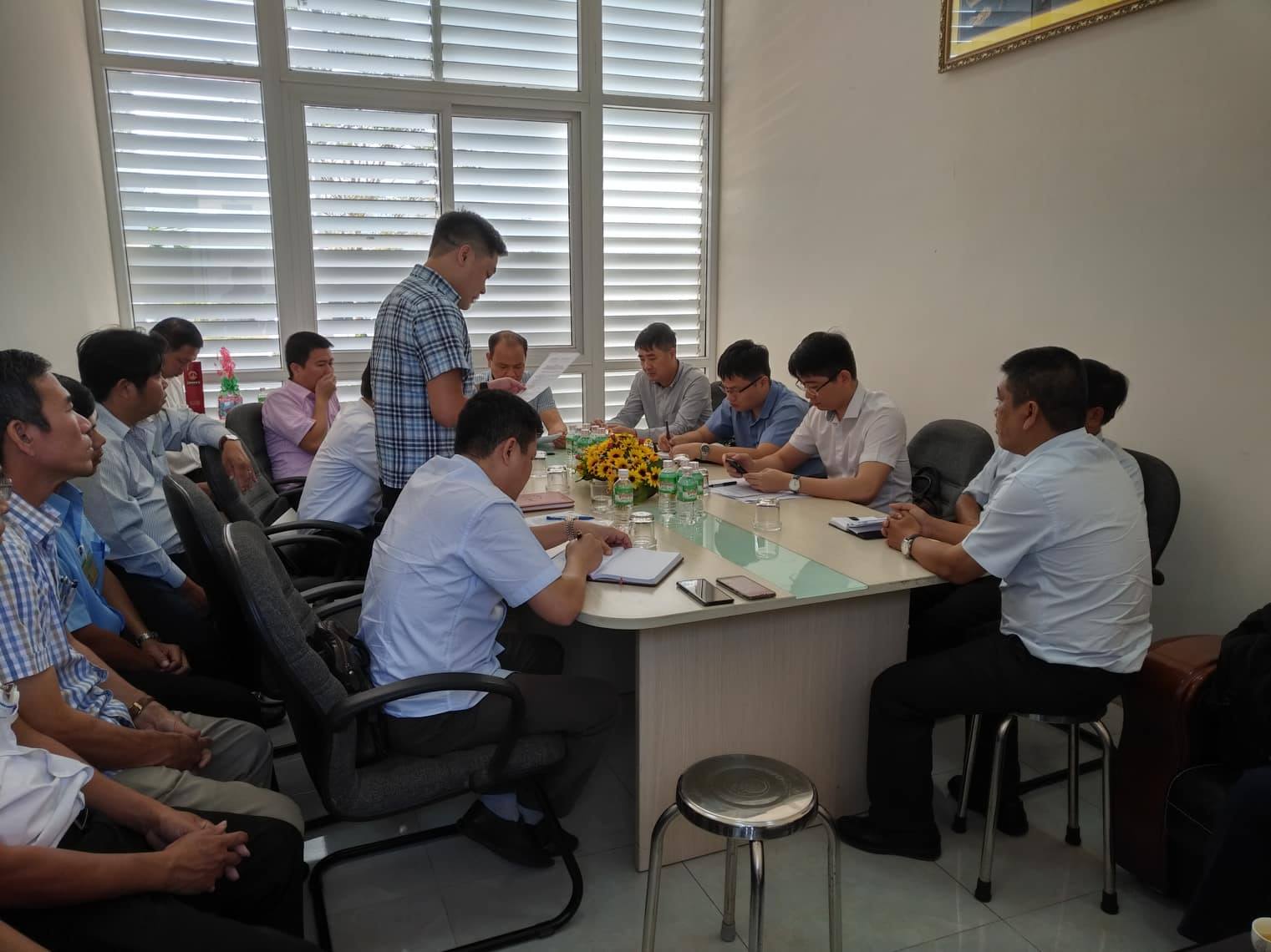 Đoàn liên ngành công bố quyết định kiểm tra tại Trạm BOT Ninh Lộc.