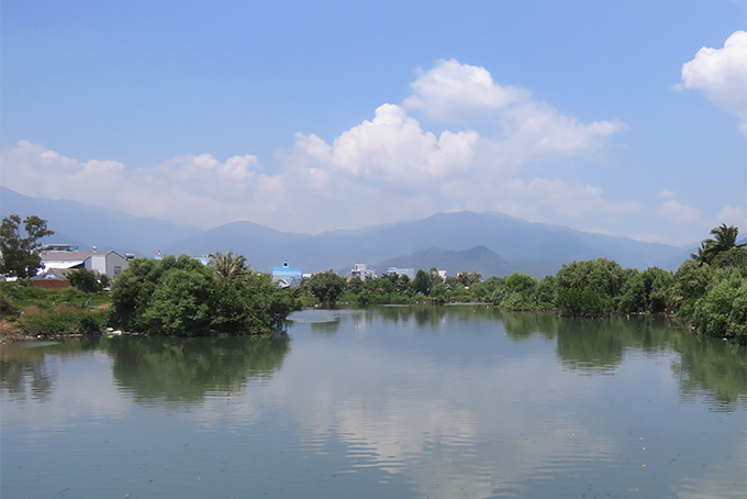 Khu vực triển khai dự án ở sông Chà Là.
