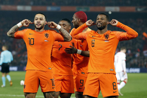 Đội tuyển Hà Lan đã thắng đậm 4-0 trước đội tuyển Belarus tại vòng loại Euro 2020.