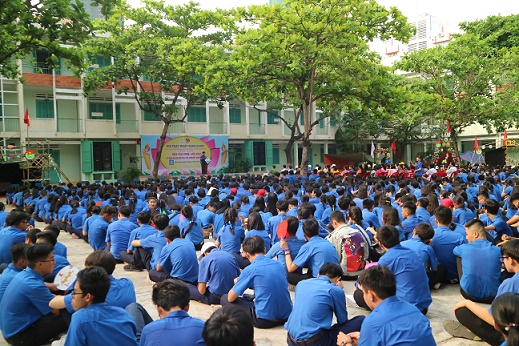 Trường THPT Nguyễn Văn Trỗi tổ chức Hội trại &quot;Khát vọng xanh&quot;