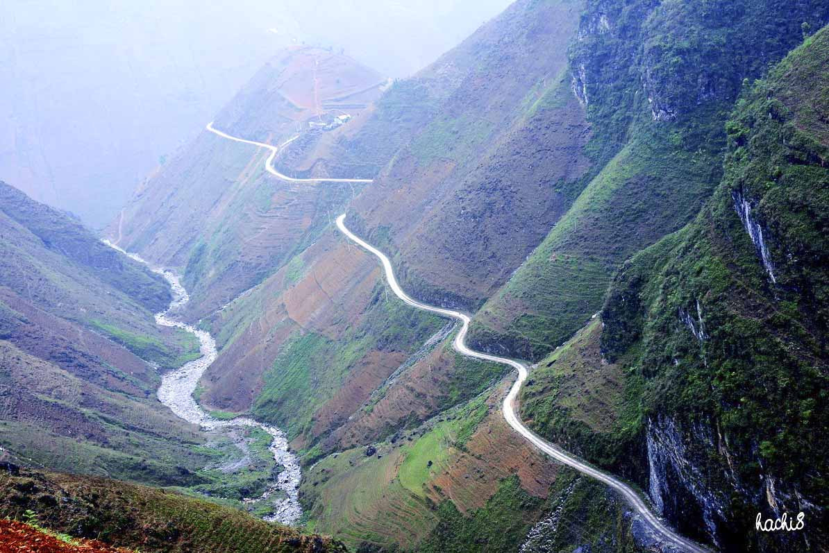 Ma Pi Leng mountain pass, one of beautiful landscape in Ha Giang Province