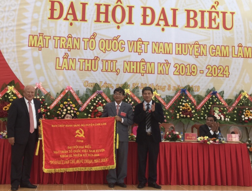 Đại hội Đại biểu Mặt trận Tổ quốc huyện Cam Lâm nhiệm kỳ 2019 - 2024
