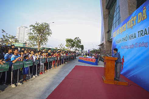 Scene of opening ceremony