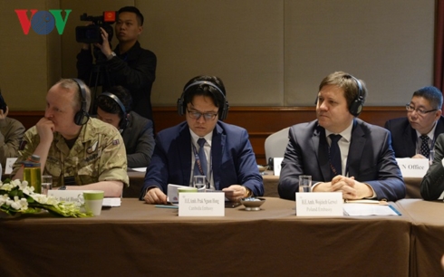 Các đại biểu nước ngoài dự hội thảo.