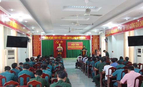 Nha Trang khai mạc Hội thi Bí thư chi bộ quân sự xã, phường giỏi