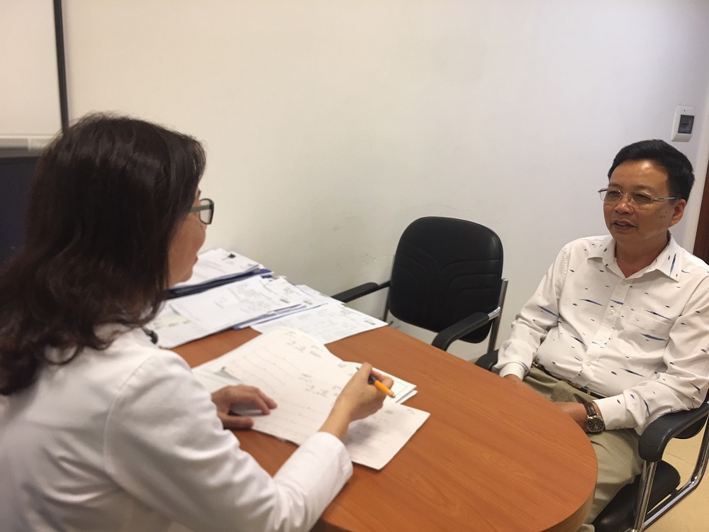 Anh Lâm Văn Thuyên (62 tuổi, ở quận Hai Bà Trưng, Hà Nội) không thấy dấu hiệu bệnh tái phát, sức khỏe ổn định khi phẫu thuật và hóa trị ung thư đại trực tràng kết hợp với liệu pháp nâng cao hệ miễn dịch tự thân.