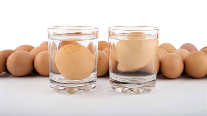 Trứng được bảo quản trong nước muối có thể dùng ăn trong 2 tuần SHUTTERSTOCK
