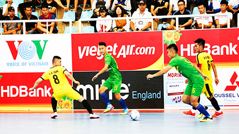 Vòng loại giải Futsal quốc gia: Sanvinest Sanna Khánh Hòa thể hiện quyết tâm cao