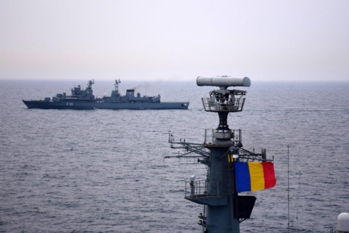 Hải quân NATO ngày càng tăng cường hiện diện tại Biển Đen (Ảnh Twitter)