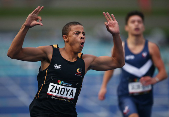 Chàng trai 16 tuổi Sasha Zhoya quyết trở thành một Usain Bolt mới.