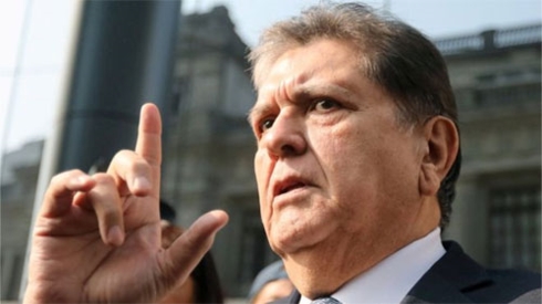 Cựu Tổng thống Peru Alan Garcia (Ảnh: BBC)