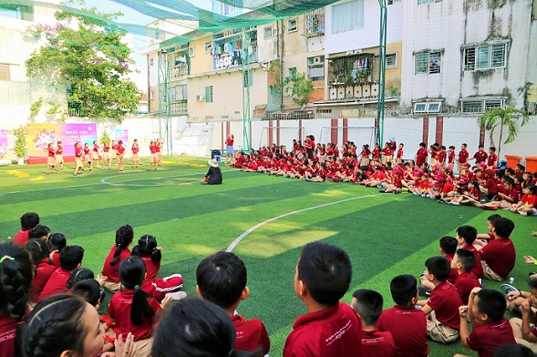 Trường iSchool Nha Trang: Ngày hội vui khỏe cho học sinh tiểu học