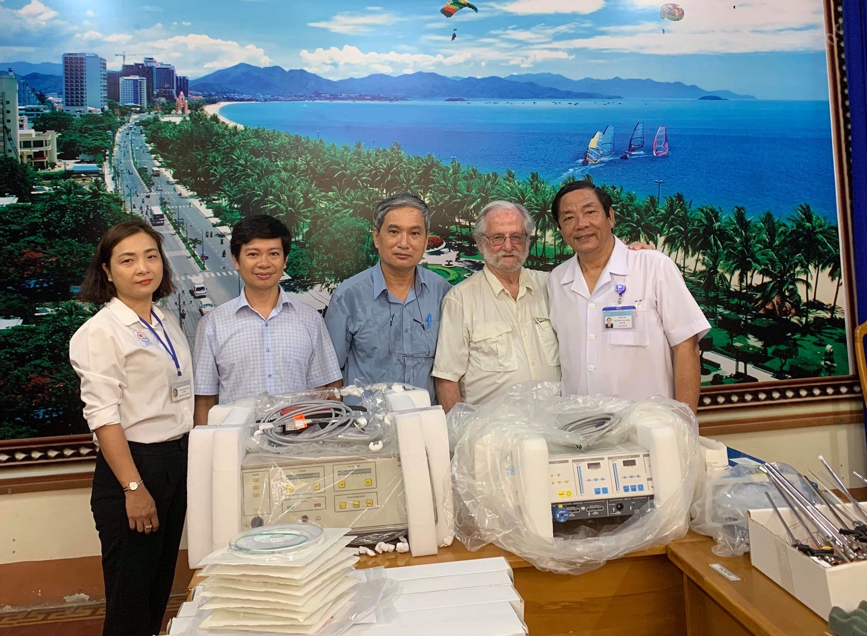 Bệnh viện Đa khoa tỉnh Khánh Hòa tiếp nhận các thiết bị y tế
