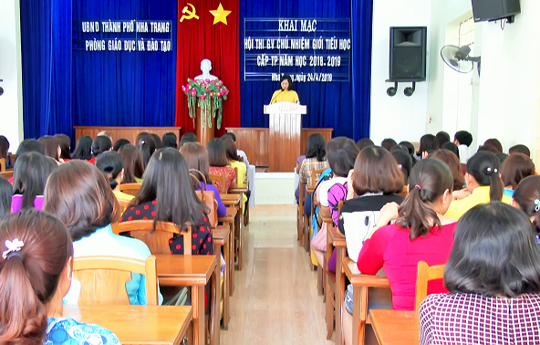 Nha Trang: 78 giáo viên thi giáo viên chủ nhiệm giỏi cấp tiểu học