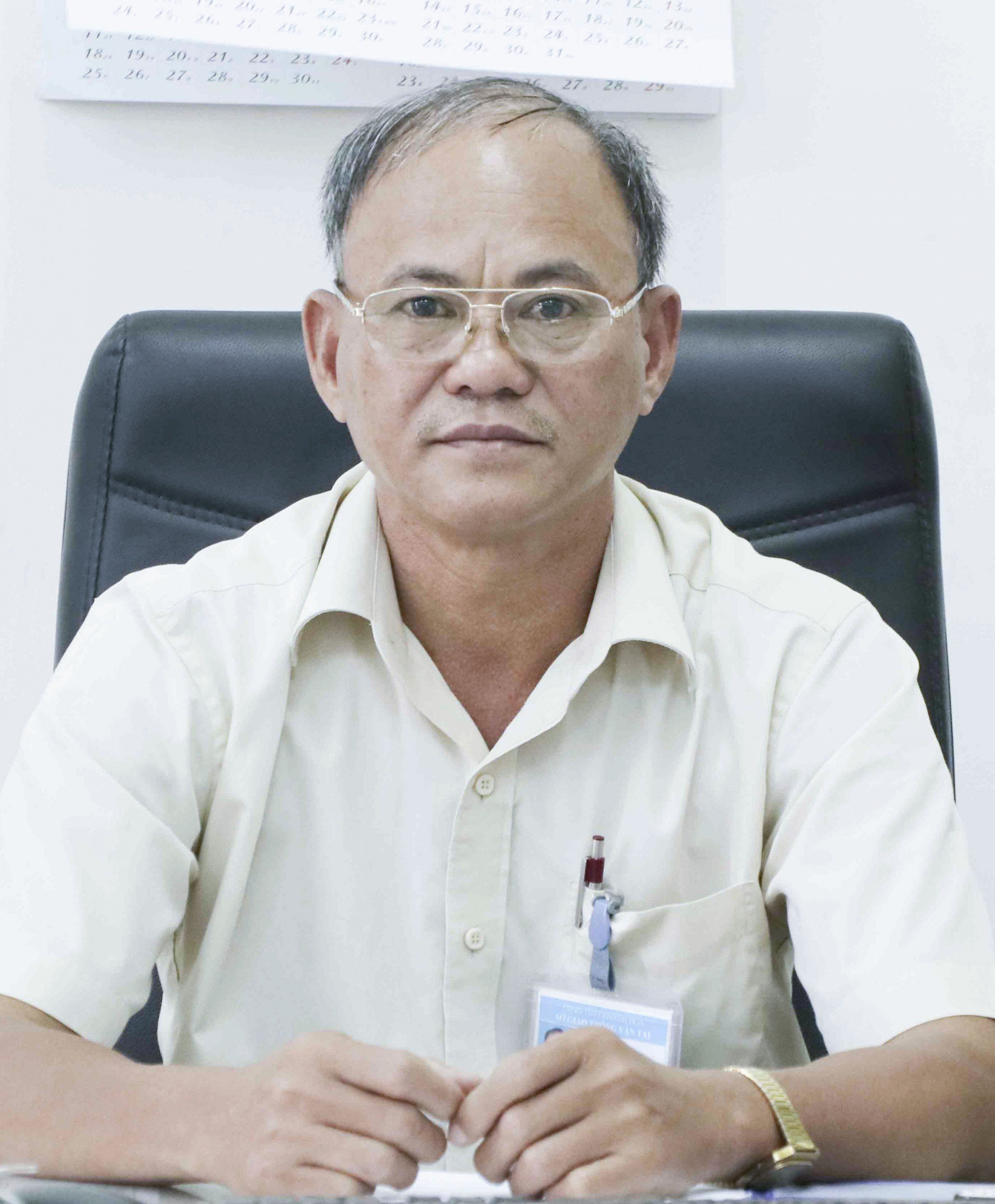 Ông Nguyễn Trọng Hiến - Chánh Văn phòng Ban An toàn giao thông tỉnh.
