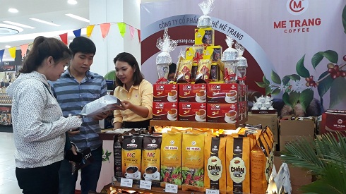 Các sản phẩm của cà phê Mê Trang được nhiều người tiêu dùng quan tâm.