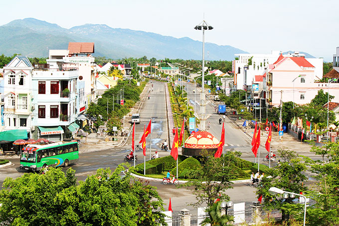 A view of Ninh Hoa Town
