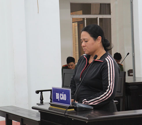 Bị cáo Nguyễn Thị Thúy.