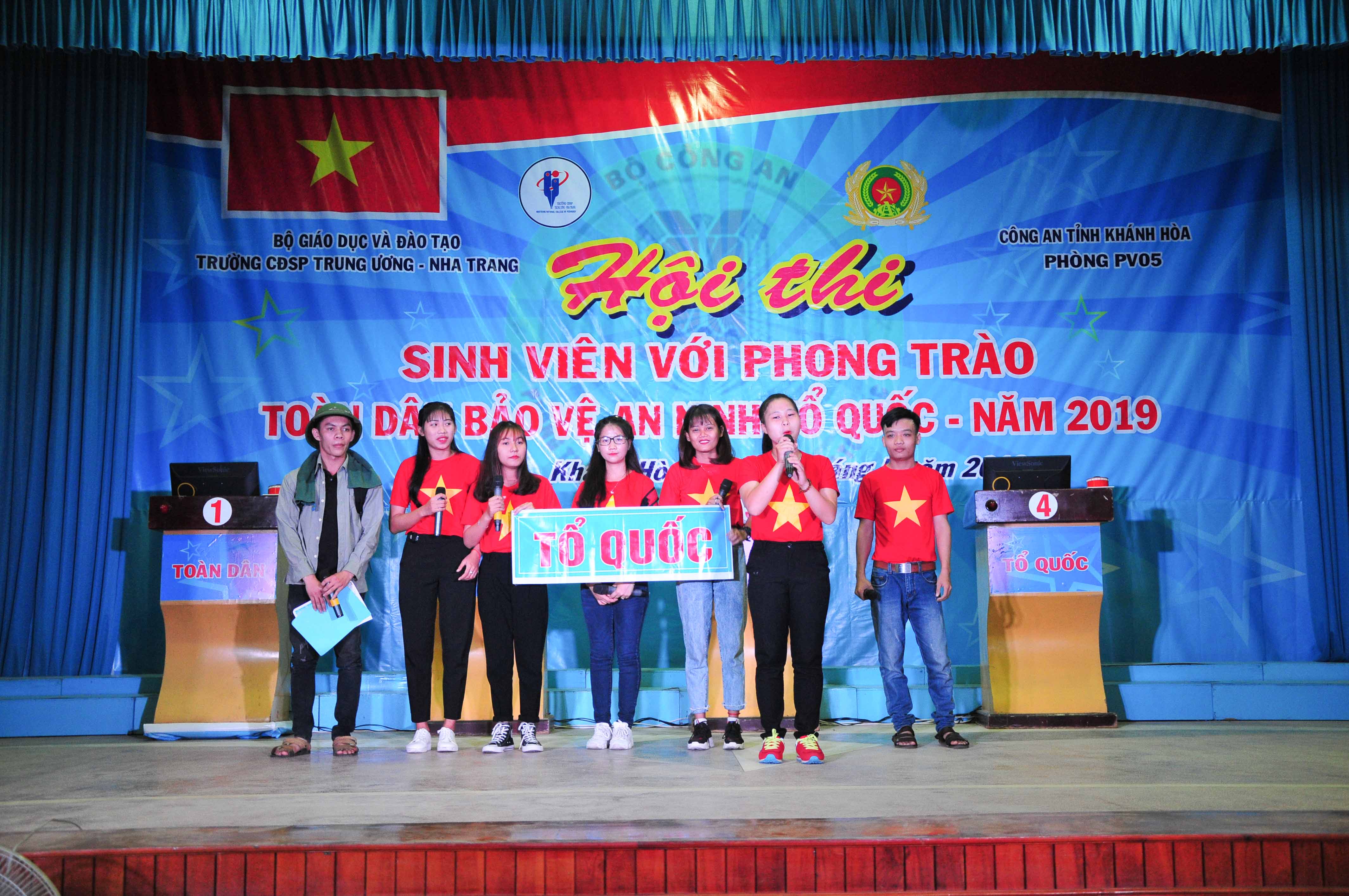 4 đội thi tìm hiểu về phong trào toàn dân bảo vệ an ninh Tổ quốc