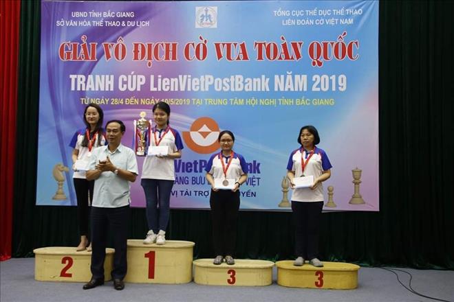 Anh Khôi và Thảo Nguyên vô địch giải Cờ vua toàn quốc 2019