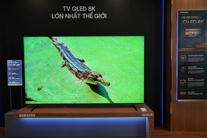 Samsung trình làng TV QLED 8K tại Việt Nam