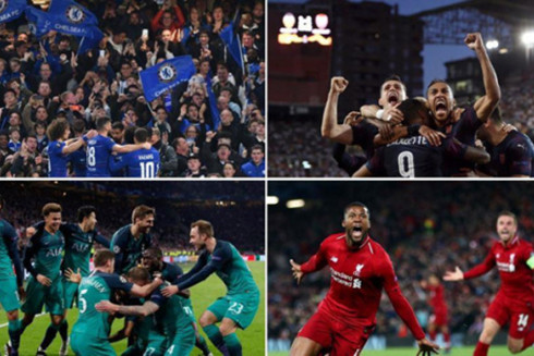 Chung kết Champions League và Europa League đã trở thành cuộc đấu nội bộ của các câu lạc bộ thuộc Ngoại hạng Anh.
