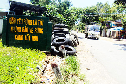 Mương thoát nước cần thông thoáng