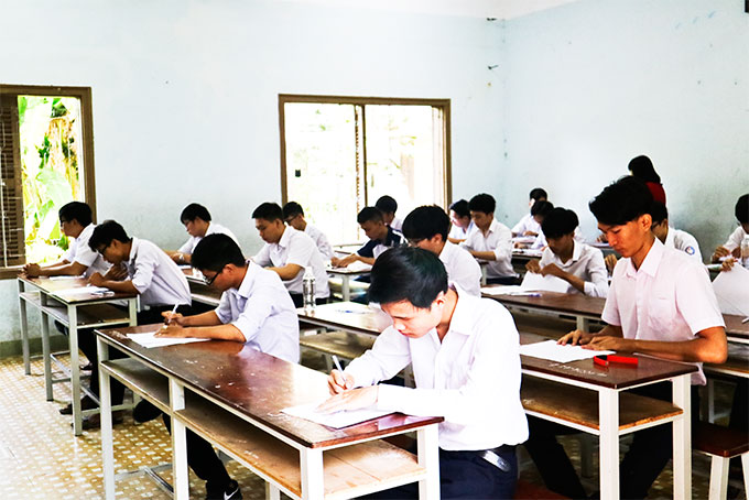 Tích cực chuẩn bị cho kỳ thi Trung học phổ thông quốc gia 2019