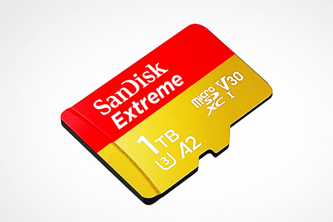 Thẻ nhớ microSD của SanDisk cung cấp không gian lưu trữ đến 1 TB