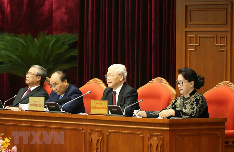 Tổng Bí thư, Chủ tịch nước Nguyễn Phú Trọng chủ trì Hội nghị.