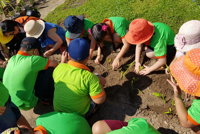 70 học sinh tham gia buổi huấn luyện kỹ năng sống