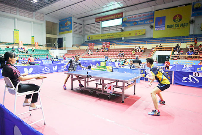 Players competing in men’s event