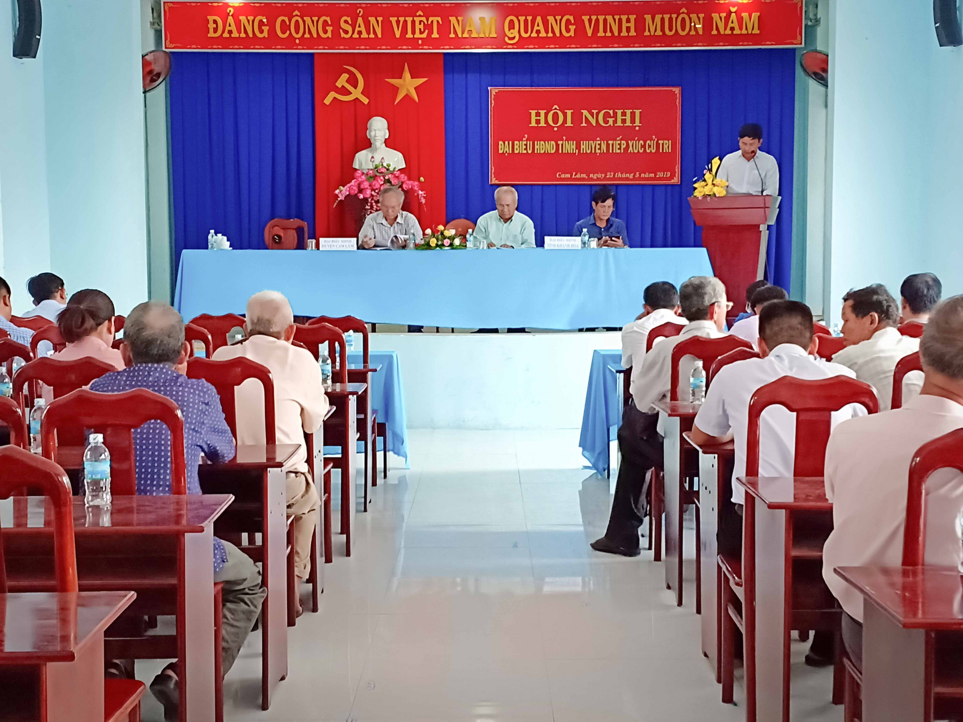 Đại biểu HĐND tỉnh tiếp xúc cử tri thị trấn Cam Đức