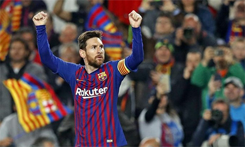 Messi lần thứ sáu đoạt Giày Vàng châu Âu