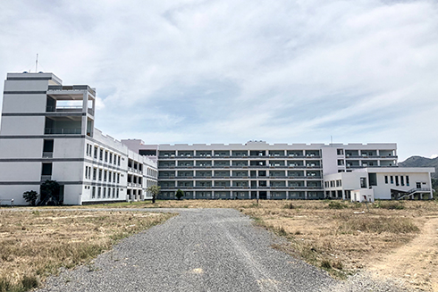 Trụ sở mới của Trường Cao đẳng Y tế Khánh Hòa đã cơ bản hoàn thiện.
